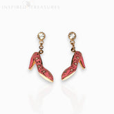 Pink shoes Charm - Earrings